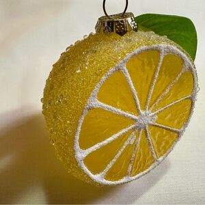 Craft Yellow Citrus Slice Ornament